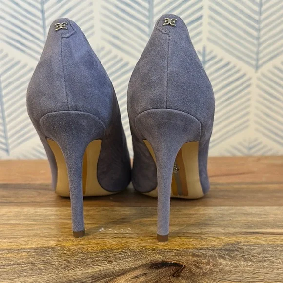 Sam Edelman Elegant Gray Suede Pumps us 6.5 new - Picture 4 of 5